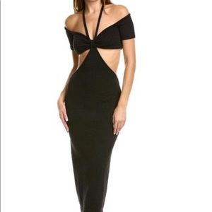 Glassons dress nwt midi cut out halter